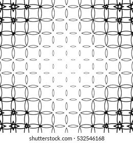 Abstract geometric black and white pattern background