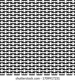 Abstract geometric black and white seamless pattern for web page, textures, card, poster, fabric, textile. Monochrome graphic repeating design. Modern minimalist stylish squared ornament.