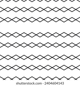 Abstract geometric black and white seamless pattern for web page, textures, card, poster, fabric, textile. Monochrome graphic repeating design. Modern minimalist stylish squared ornament.