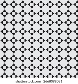 Abstract Geometric Preto e branco Padrão sem costura: Design minimalista moderno para têxteis, papel de parede e fundos da Web.