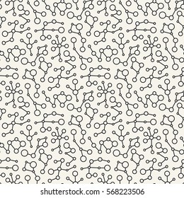 abstract geometric black and white stars constellation pattern