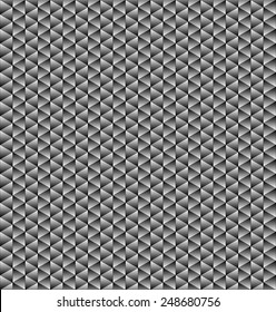 Abstract geometric black and white tile texture composed of equilateral triangles 
