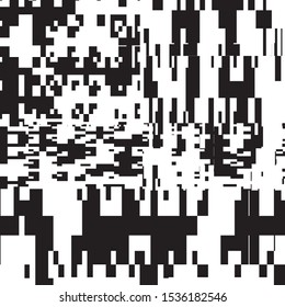 Abstract Geometric Black and White Vector Art