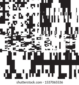 Abstract Geometric Black and White Vector Art