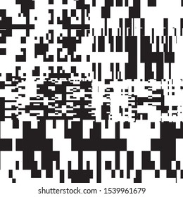 Abstract Geometric Black and White Vector Art