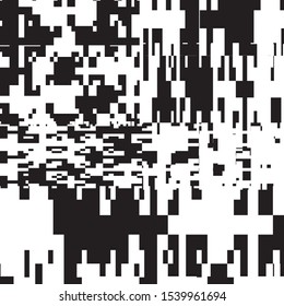 Abstract Geometric Black and White Vector Art