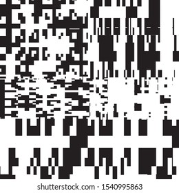Abstract Geometric Black and White Vector Art