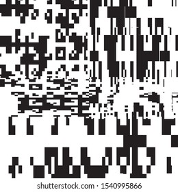 Abstract Geometric Black and White Vector Art