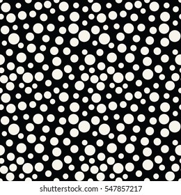 abstract geometric black and white vector dots pattern