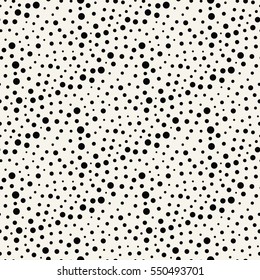 Abstract Geometric Black And White Vector Dots Pattern