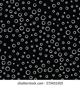 Abstract Geometric Black White Vector Bubbles Stock Vector (royalty 