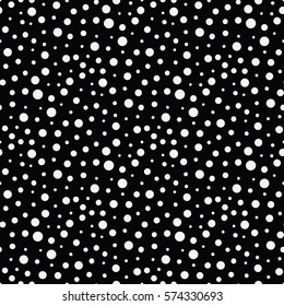 abstract geometric black and white vector dots pattern