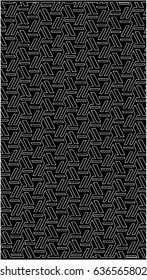 Abstract geometric black and white of vector design
