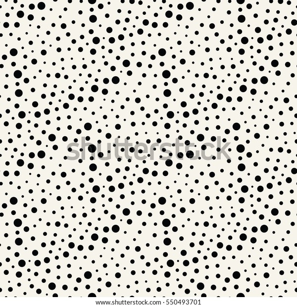 Abstract Geometric Black White Vector Dots Stock Vector (Royalty Free ...