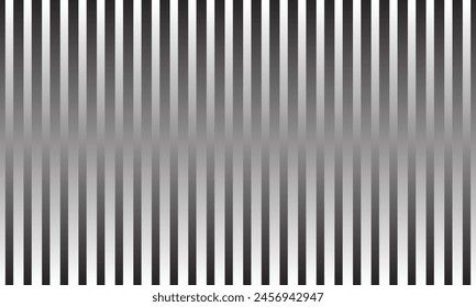 Abstraktes geometrisches schwarz-weißes vertikales Gradientenlinienmuster.