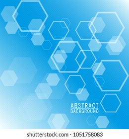 Abstract Geometric Blue abstract background