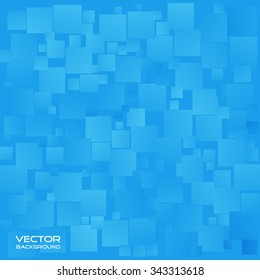 Fondo azul geométrico abstracto