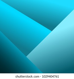 Abstract geometric blue background, colored gradient. Vector illustration