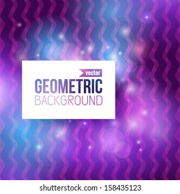 Abstract geometric blue background for design