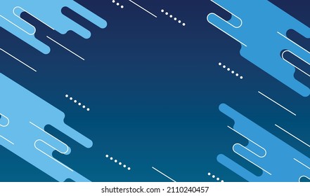 abstract geometric blue background design 