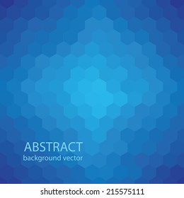 Abstract geometric blue background for design