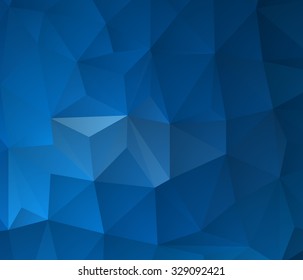 Abstract geometric blue background for design.Vector illustration