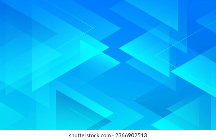 Abstract geometric blue background. Dynamic shapes composition. Vector illustration