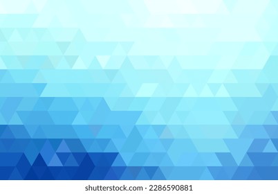 Abstract geometric blue background gradient 