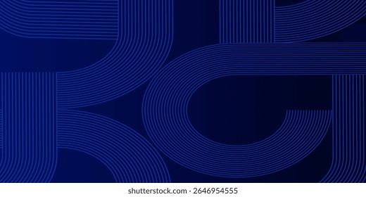 Fondo azul geométrico Abstractas con Elementos de diseño de línea modernos. Eps10