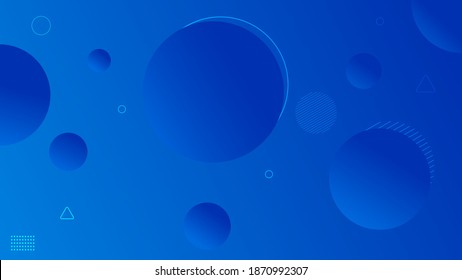 Resumen de fondo azul geométrico, adecuado para fondo de pared, fondo, presentación, portada, fondo de miniatura.