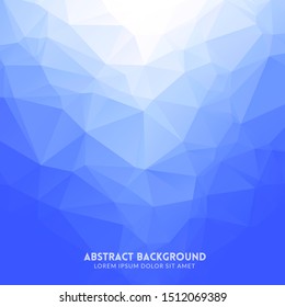 Abstract geometric blue background. Vector illustration