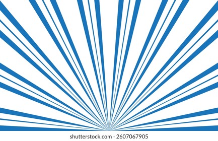 abstract geometric blue big small sunburst line pattern can be used background, banner, poster.