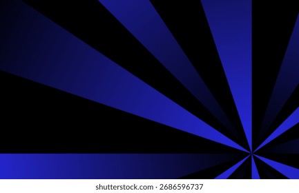 Abstraktes geometrisches blaues und schwarzes Farbverlauf-Hintergrunddesign mit modernem futuristischem Stil