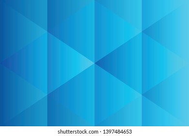 Abstract geometric blue color background, vector illustration