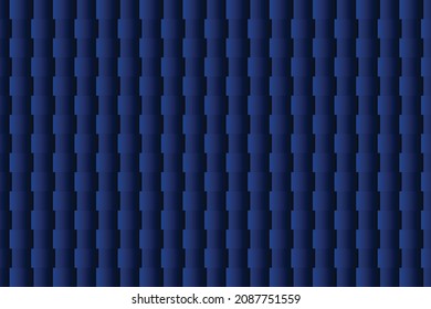 Resumen del fondo de color azul geométrico, patrón de bloque. Ilustración vectorial.