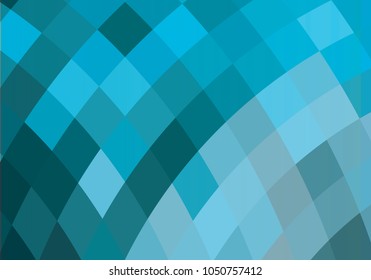 Abstract geometric blue curve square texture. Vector banner background for web design. Can be adapt to Brochure, Annual Report, Magazine, Poster, Corporate Presentation, Portfolio, Flyer, Banner, Web.