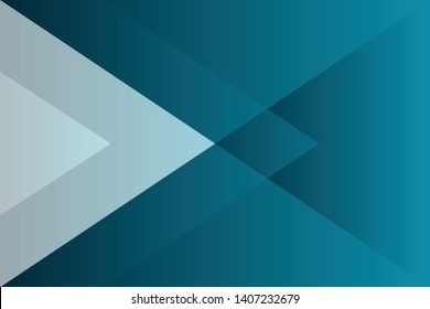 Abstract geometric blue cyan color background, vector illustration