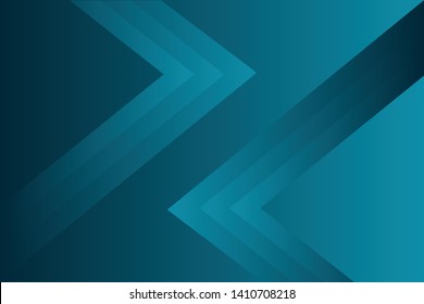 Abstract geometric blue cyan color background, vector illustration