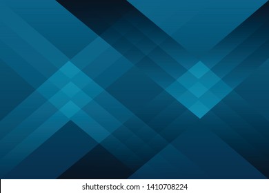 Abstract geometric blue cyan color background, vector illustration
