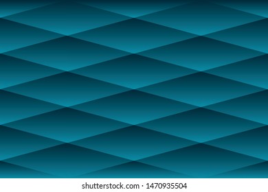 Abstract geometric blue cyan color background, vector illustration