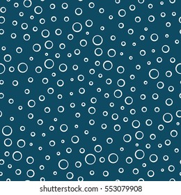 abstract geometric blue deco vector bubbles pattern