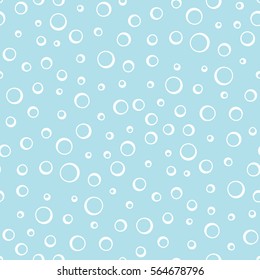 abstract geometric blue deco vector bubbles pattern