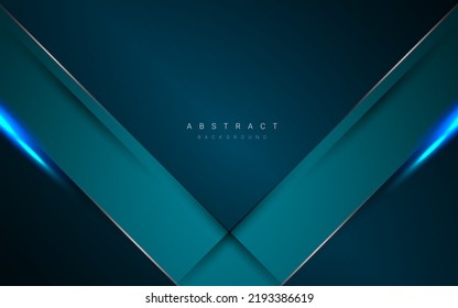 Abstract geometric blue design dynamic modern graphic background vector