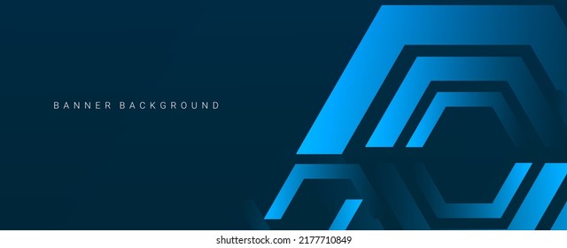 Abstract geometric blue dynamic icon design colorful banner template