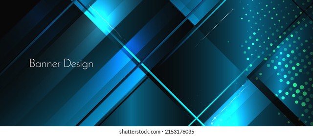 Resumen planilla gráfica coloreada de diseño de metal dinámico geométrico azul 