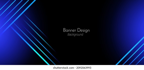 Resumen azul geométrico dinámico degradado moderno fondo de patrón de ilustración