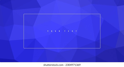 abstract geometric blue gradient background for business