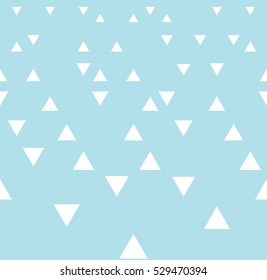 Abstract geometric blue graphic design triangles 3d perspective pattern