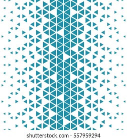 Abstract geometric blue graphic design triangle pattern