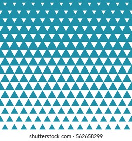 Abstract geometric blue graphic design print triangle halftone pattern
